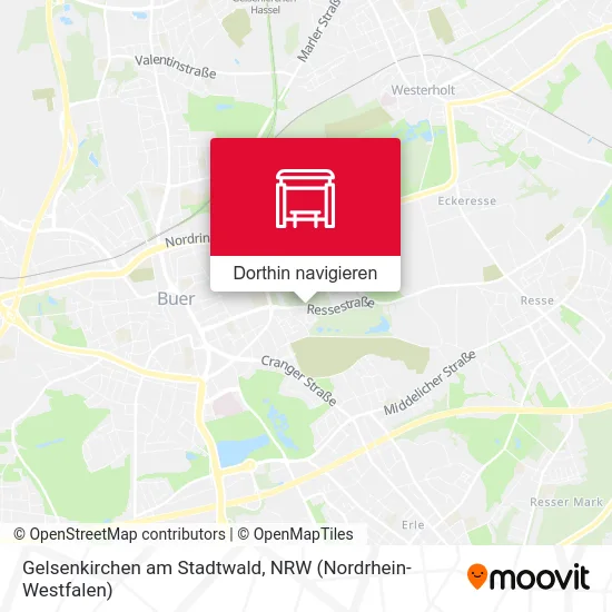 Gelsenkirchen am Stadtwald Karte