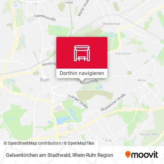 Gelsenkirchen am Stadtwald Karte