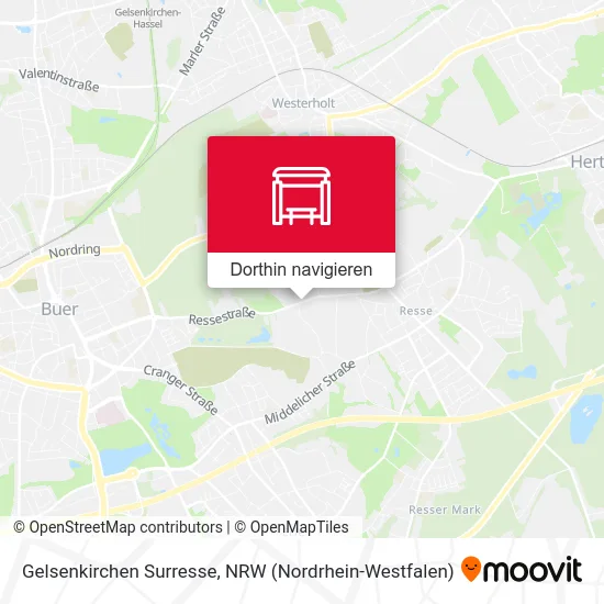 Gelsenkirchen Surresse Karte
