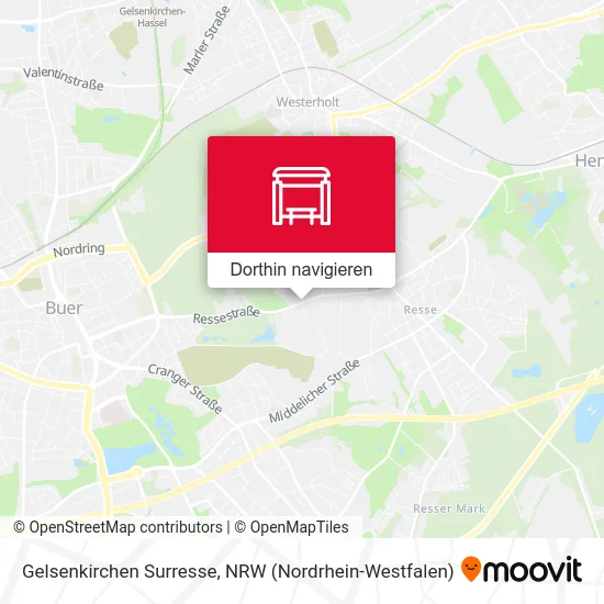Gelsenkirchen Surresse Karte