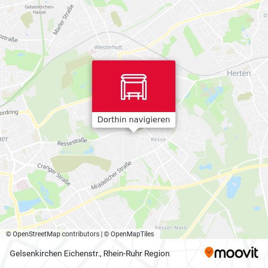 Gelsenkirchen Eichenstr. Karte