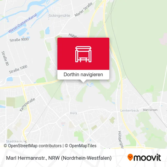 Marl Hermannstr. Karte