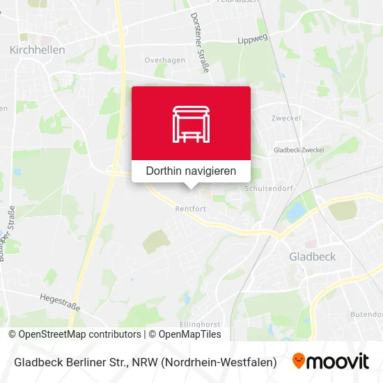 Gladbeck Berliner Str. Karte