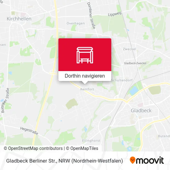 Gladbeck Berliner Str. Karte