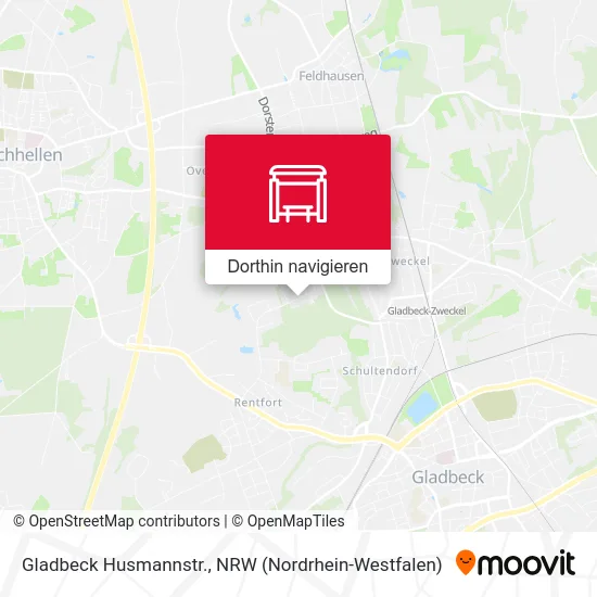 Gladbeck Husmannstr. Karte