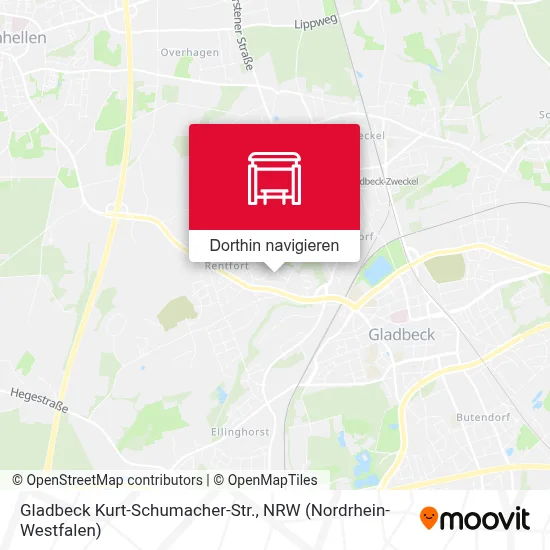 Gladbeck Kurt-Schumacher-Str. Karte