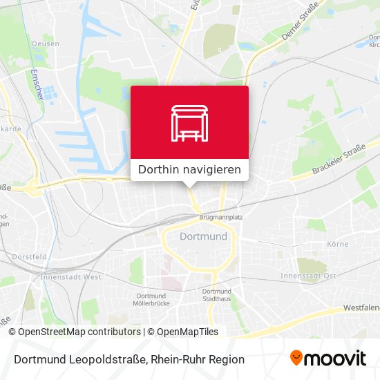 Dortmund Leopoldstraße Karte