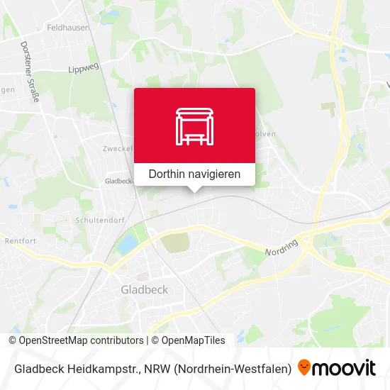 Gladbeck Heidkampstr. Karte