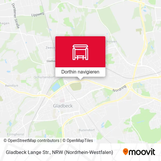 Gladbeck Lange Str. Karte