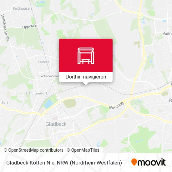 Gladbeck Kotten Nie Karte