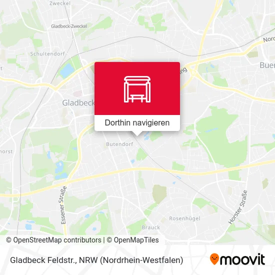 Gladbeck Feldstr. Karte