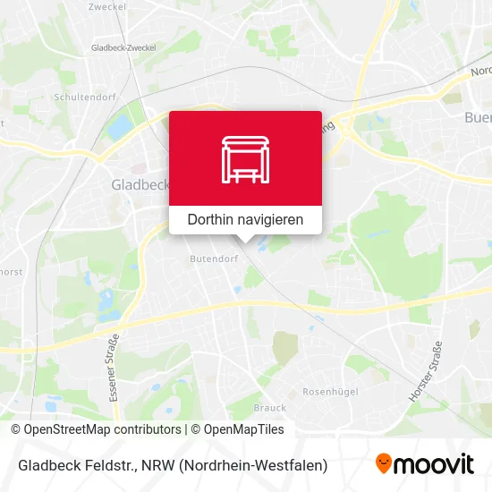 Gladbeck Feldstr. Karte