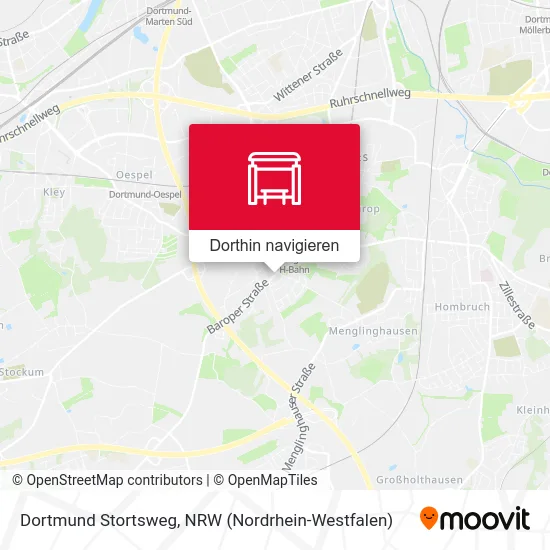 Dortmund Stortsweg Karte