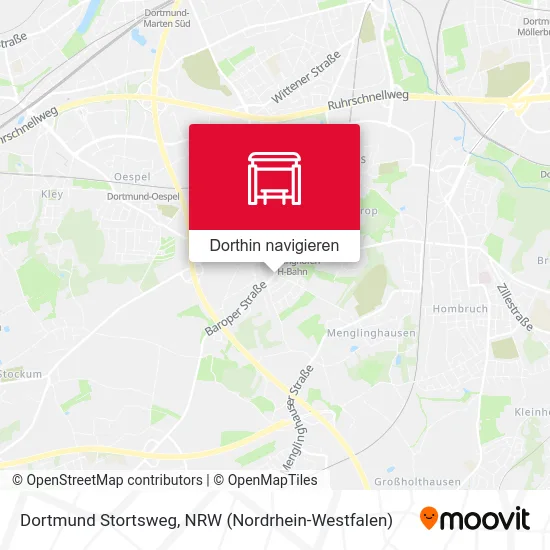 Dortmund Stortsweg Karte