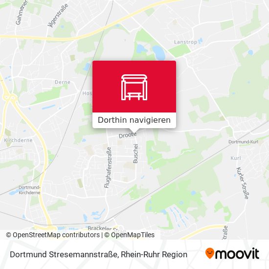Dortmund Stresemannstraße Karte