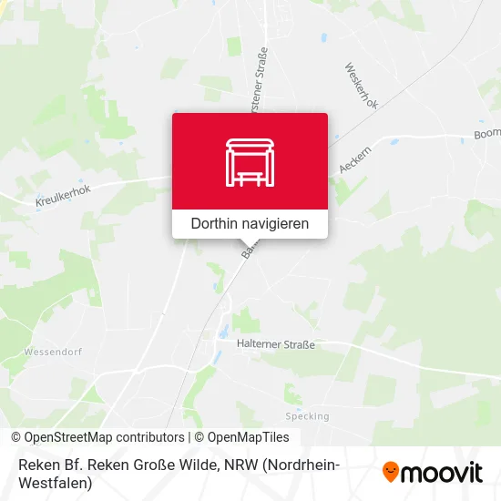 Reken Bf. Reken Große Wilde Karte