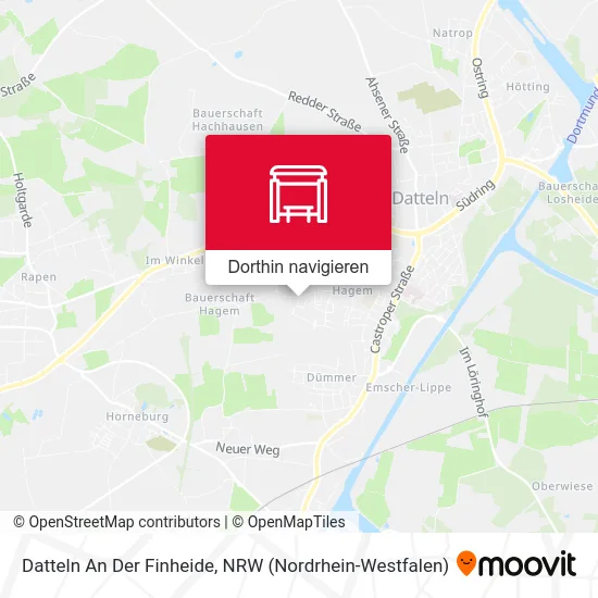 Datteln An Der Finheide Karte