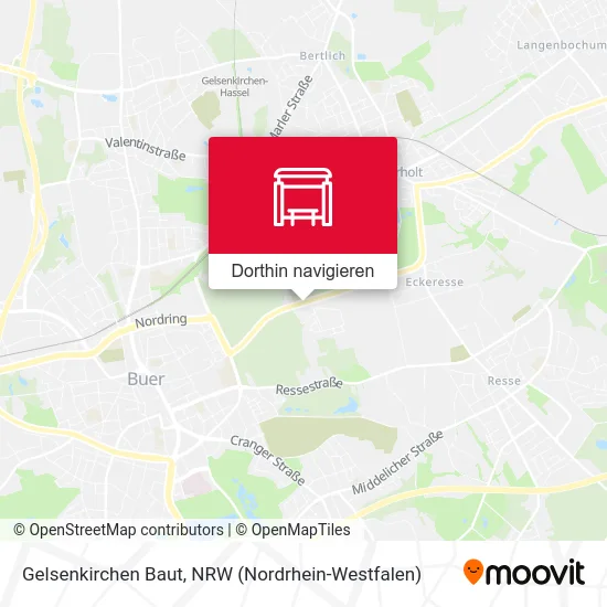 Gelsenkirchen Baut Karte