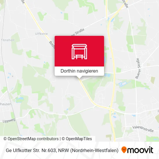 Ge Ulfkotter Str. Nr.603 Karte