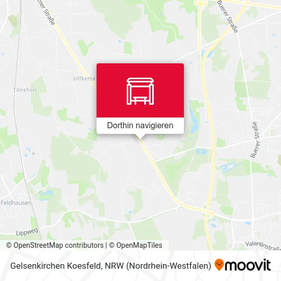 Gelsenkirchen Koesfeld Karte