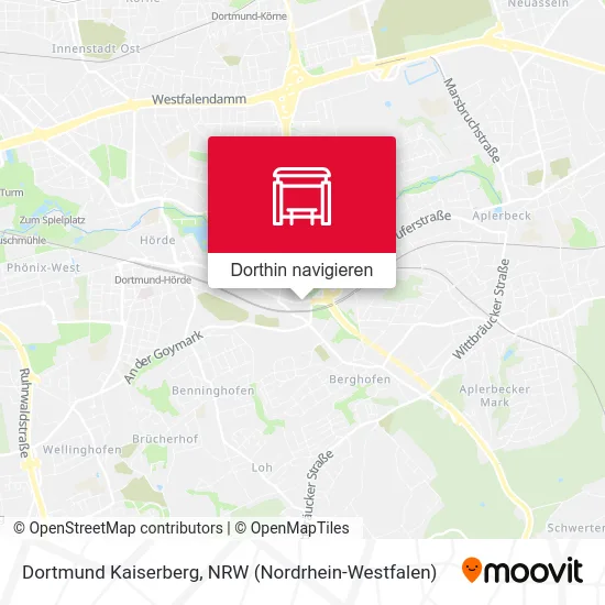 Dortmund Kaiserberg Karte