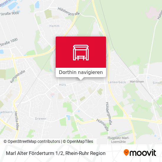 Marl Alter Förderturm 1/2 Karte
