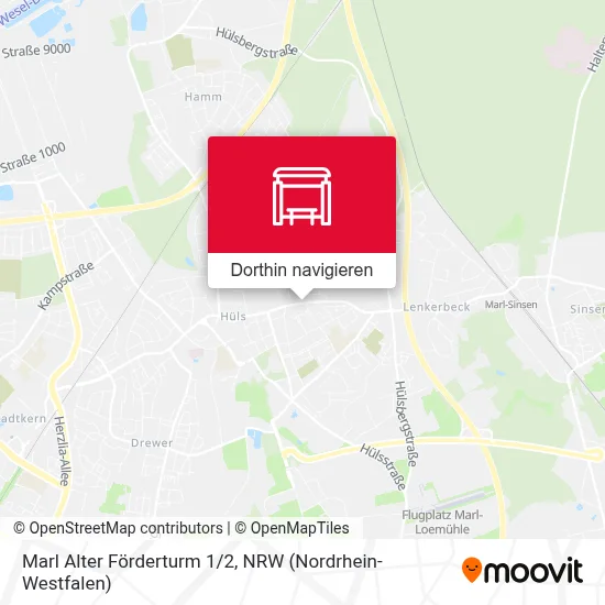 Marl Alter Förderturm 1/2 Karte