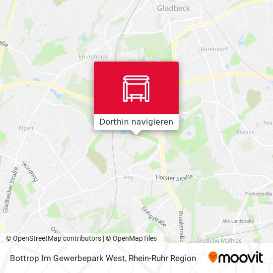 Bottrop Im Gewerbepark West Karte