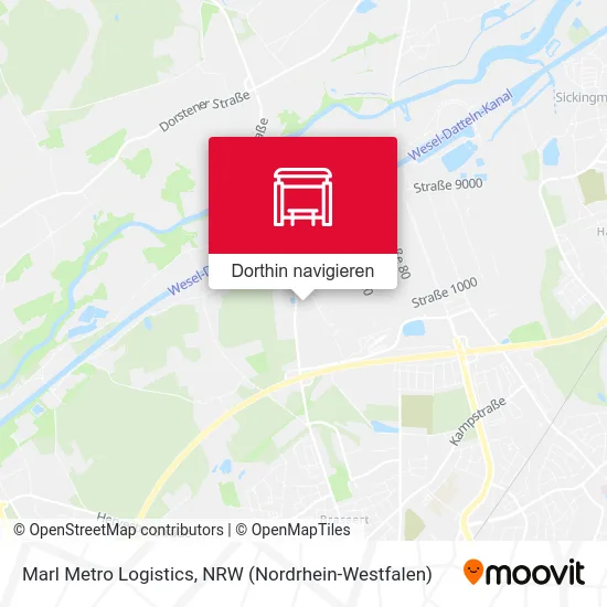 Marl Metro Logistics Karte