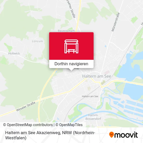 Haltern am See Akazienweg Karte