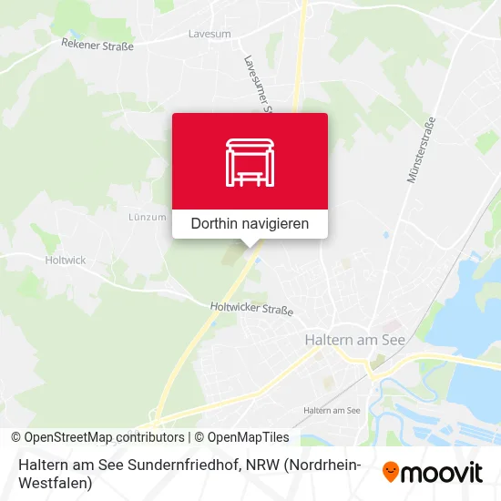 Haltern am See Sundernfriedhof Karte