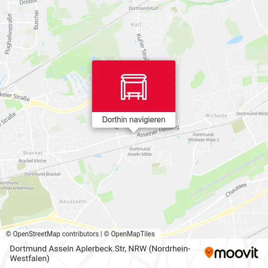 Dortmund Asseln Aplerbeck.Str Karte