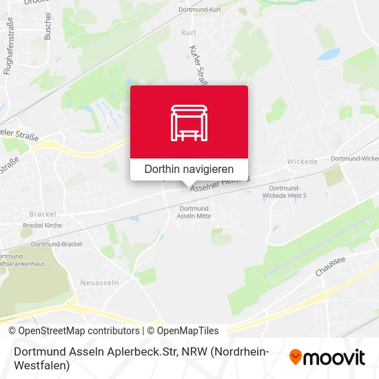Dortmund Asseln Aplerbeck.Str Karte