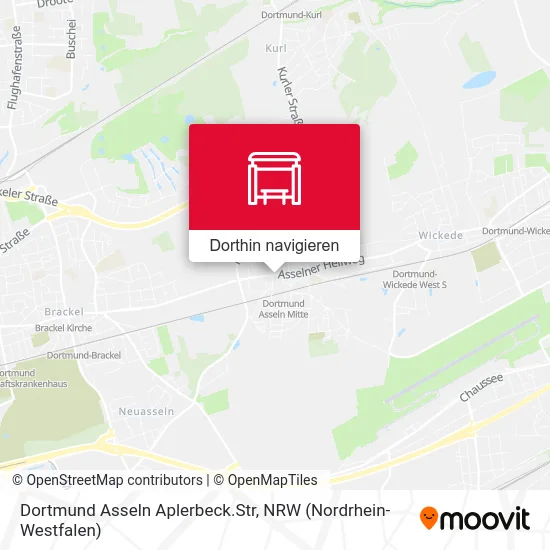Dortmund Asseln Aplerbeck.Str Karte