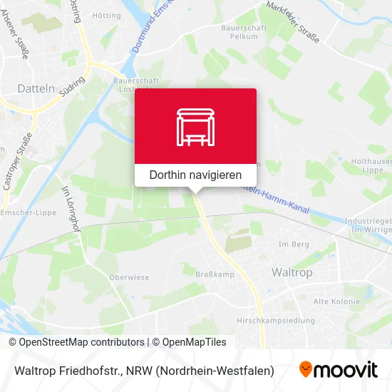 Waltrop Friedhofstr. Karte