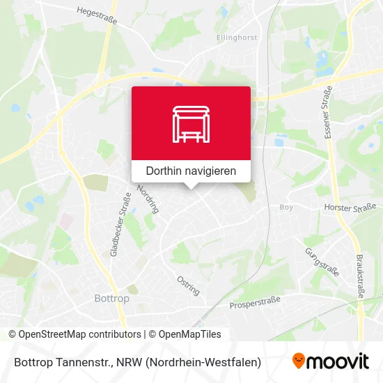 Bottrop Tannenstr. Karte