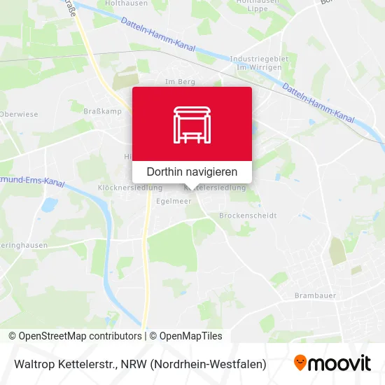 Waltrop Kettelerstr. Karte