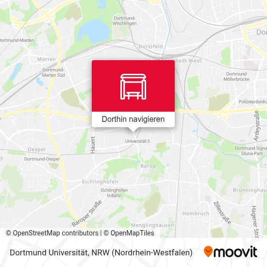 Dortmund Universität Karte