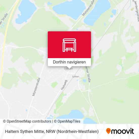 Haltern Sythen Mitte Karte