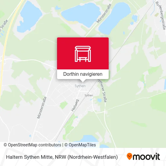 Haltern Sythen Mitte Karte