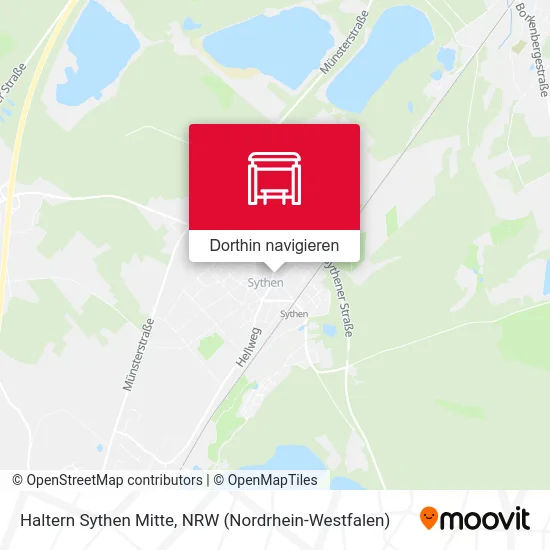 Haltern Sythen Mitte Karte