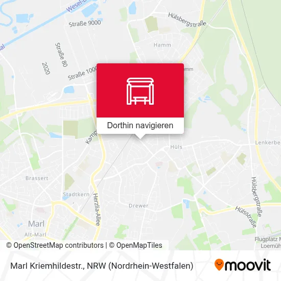 Marl Kriemhildestr. Karte