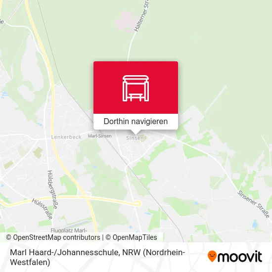 Marl Haard-/Johannesschule Karte