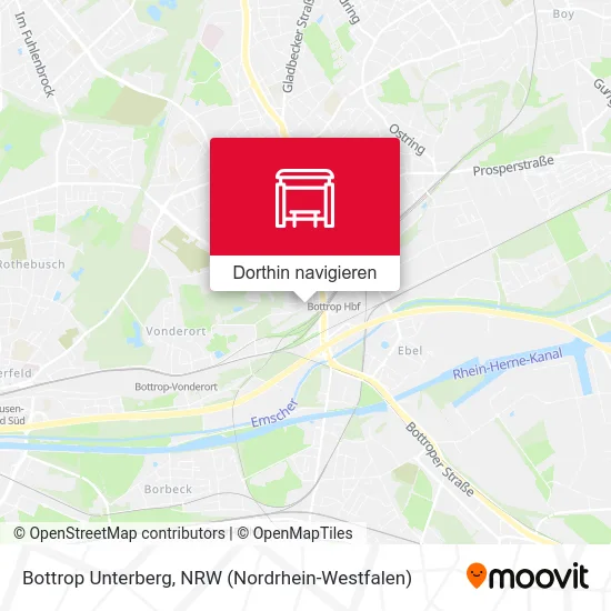 Bottrop Unterberg Karte