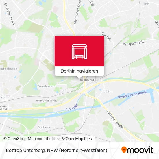 Bottrop Unterberg Karte