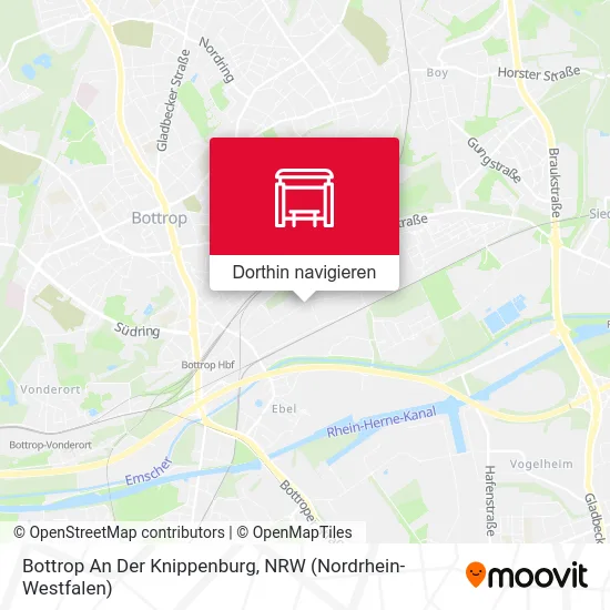 Bottrop An Der Knippenburg Karte
