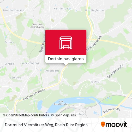 Dortmund Viermärker Weg Karte