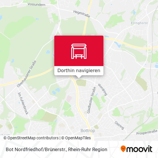 Bot Nordfriedhof/Brünerstr. Karte