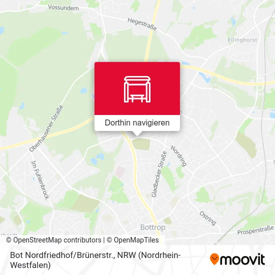 Bot Nordfriedhof/Brünerstr. Karte