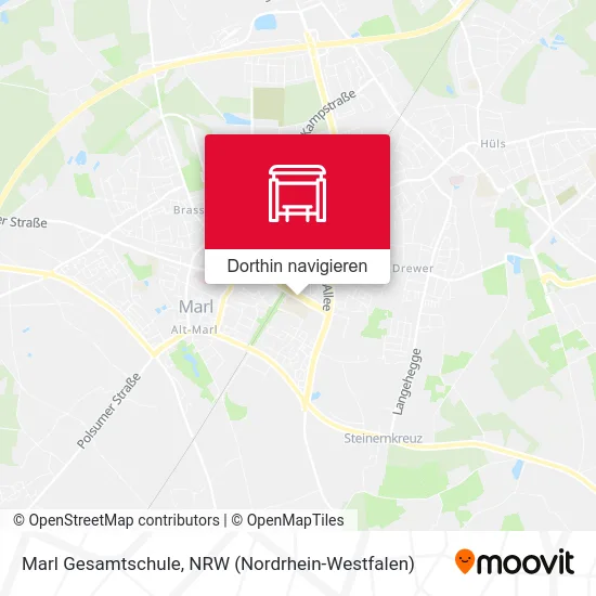 Marl Gesamtschule Karte